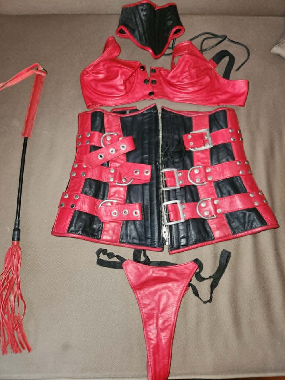 Northbound Leather corset outfit